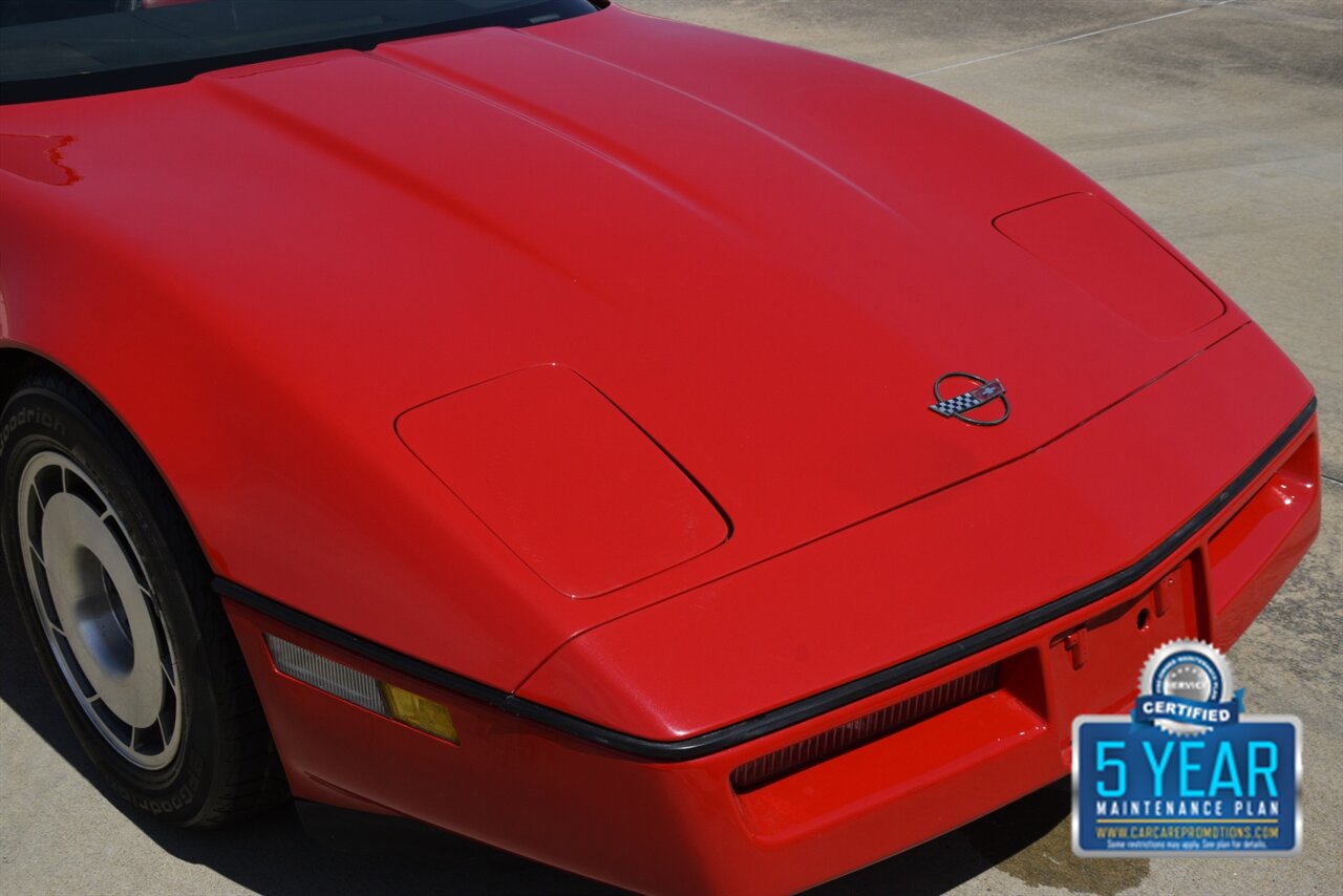 1987 Chevrolet Corvette CONVERTIBLE AUTOMATIC 64K LOW MILES RED/BLK INT   - Photo 11 - Stafford, TX 77477