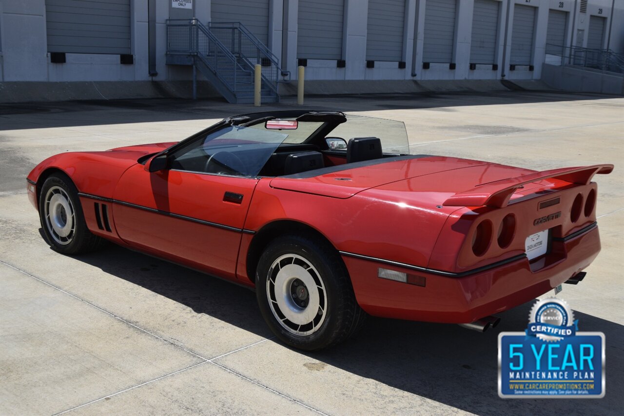1987 Chevrolet Corvette CONVERTIBLE AUTOMATIC 64K LOW MILES RED/BLK INT   - Photo 13 - Stafford, TX 77477