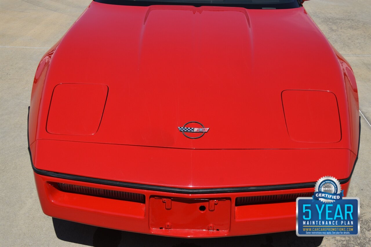 1987 Chevrolet Corvette CONVERTIBLE AUTOMATIC 64K LOW MILES RED/BLK INT   - Photo 12 - Stafford, TX 77477