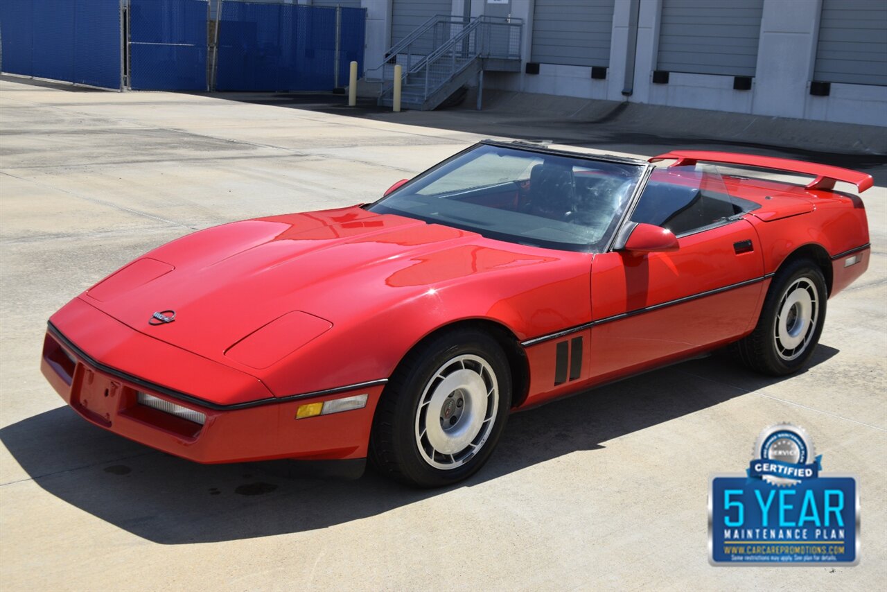 1987 Chevrolet Corvette CONVERTIBLE AUTOMATIC 64K LOW MILES RED/BLK INT   - Photo 5 - Stafford, TX 77477