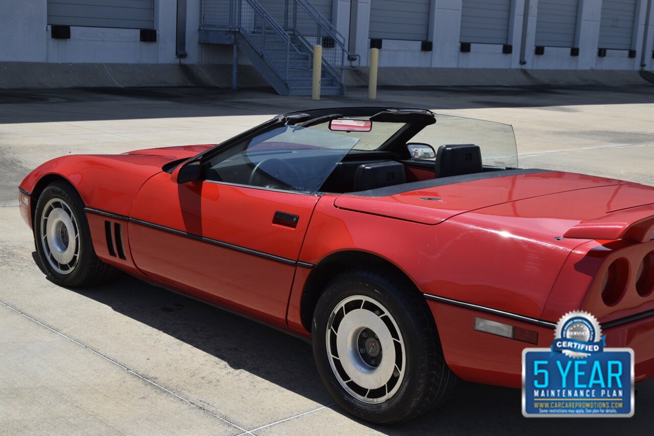 1987 Chevrolet Corvette CONVERTIBLE AUTOMATIC 64K LOW MILES RED/BLK INT   - Photo 15 - Stafford, TX 77477