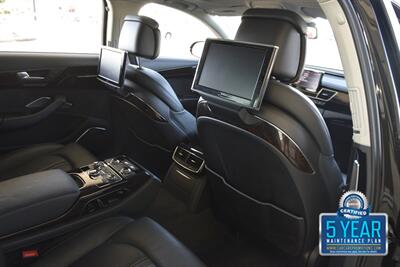 2011 Audi A8 L quattro NAV BK/CAM RECLINE SEAT REAR DVD CLEAN   - Photo 36 - Stafford, TX 77477