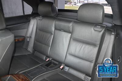 2008 BMW 335i CONVERTIBLE PREM/SPORTS PKG 71K MILES CLEAN   - Photo 29 - Stafford, TX 77477