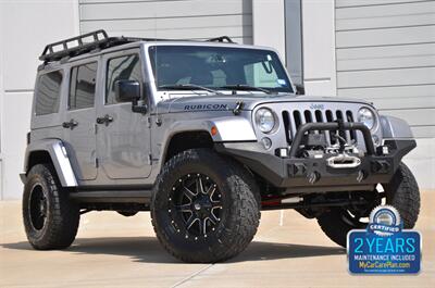 2015 Jeep Wrangler UNLIMITED RUBICON 4X4 LIFTED NAV HTD STS NEW TRADE   - Photo 1 - Stafford, TX 77477