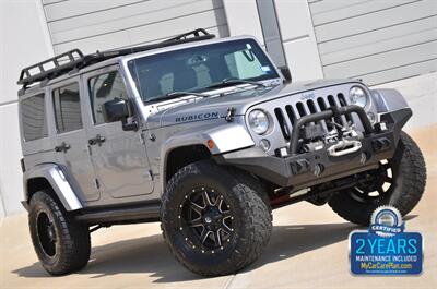 2015 Jeep Wrangler UNLIMITED RUBICON 4X4 LIFTED NAV HTD STS NEW TRADE   - Photo 2 - Stafford, TX 77477