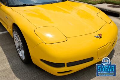 2002 Chevrolet Corvette Z06 52K LOW MILES MILLENNIUM YELLOW/BLK CHRM WHLS   - Photo 11 - Stafford, TX 77477