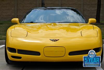 2002 Chevrolet Corvette Z06 52K LOW MILES MILLENNIUM YELLOW/BLK CHRM WHLS   - Photo 3 - Stafford, TX 77477