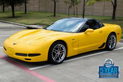 2002 Chevrolet Corvette Z06 52K LOW MILES MILLENNIUM YELLOW/BLK CHRM WHLS   - Photo 5 - Stafford, TX 77477