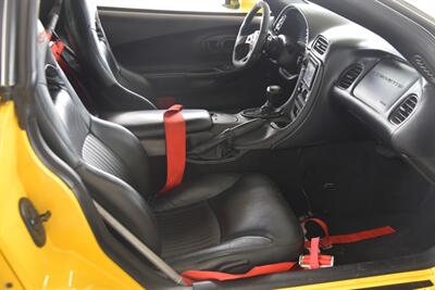 2002 Chevrolet Corvette Z06 52K LOW MILES MILLENNIUM YELLOW/BLK CHRM WHLS   - Photo 28 - Stafford, TX 77477