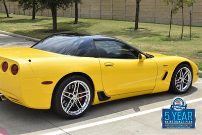 2002 Chevrolet Corvette Z06 52K LOW MILES MILLENNIUM YELLOW/BLK CHRM WHLS   - Photo 18 - Stafford, TX 77477