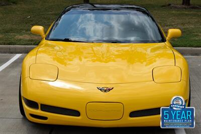 2002 Chevrolet Corvette Z06 52K LOW MILES MILLENNIUM YELLOW/BLK CHRM WHLS   - Photo 2 - Stafford, TX 77477