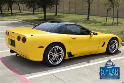 2002 Chevrolet Corvette Z06 52K LOW MILES MILLENNIUM YELLOW/BLK CHRM WHLS   - Photo 16 - Stafford, TX 77477