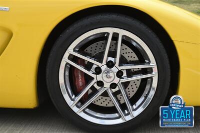 2002 Chevrolet Corvette Z06 52K LOW MILES MILLENNIUM YELLOW/BLK CHRM WHLS   - Photo 31 - Stafford, TX 77477