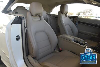 2013 Mercedes-Benz E 550 CONVERTIBLE 73K MILES NV BK/CAM FRESH TRADE   - Photo 30 - Stafford, TX 77477