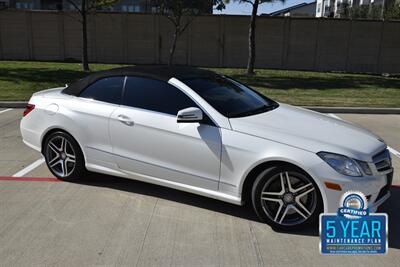 2013 Mercedes-Benz E 550 CONVERTIBLE 73K MILES NV BK/CAM FRESH TRADE   - Photo 2 - Stafford, TX 77477