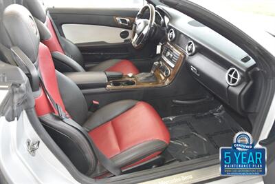 2014 Mercedes-Benz SLK 350 CONVERTIBLE PANO ROOF RED/BLK INT NICE   - Photo 27 - Stafford, TX 77477