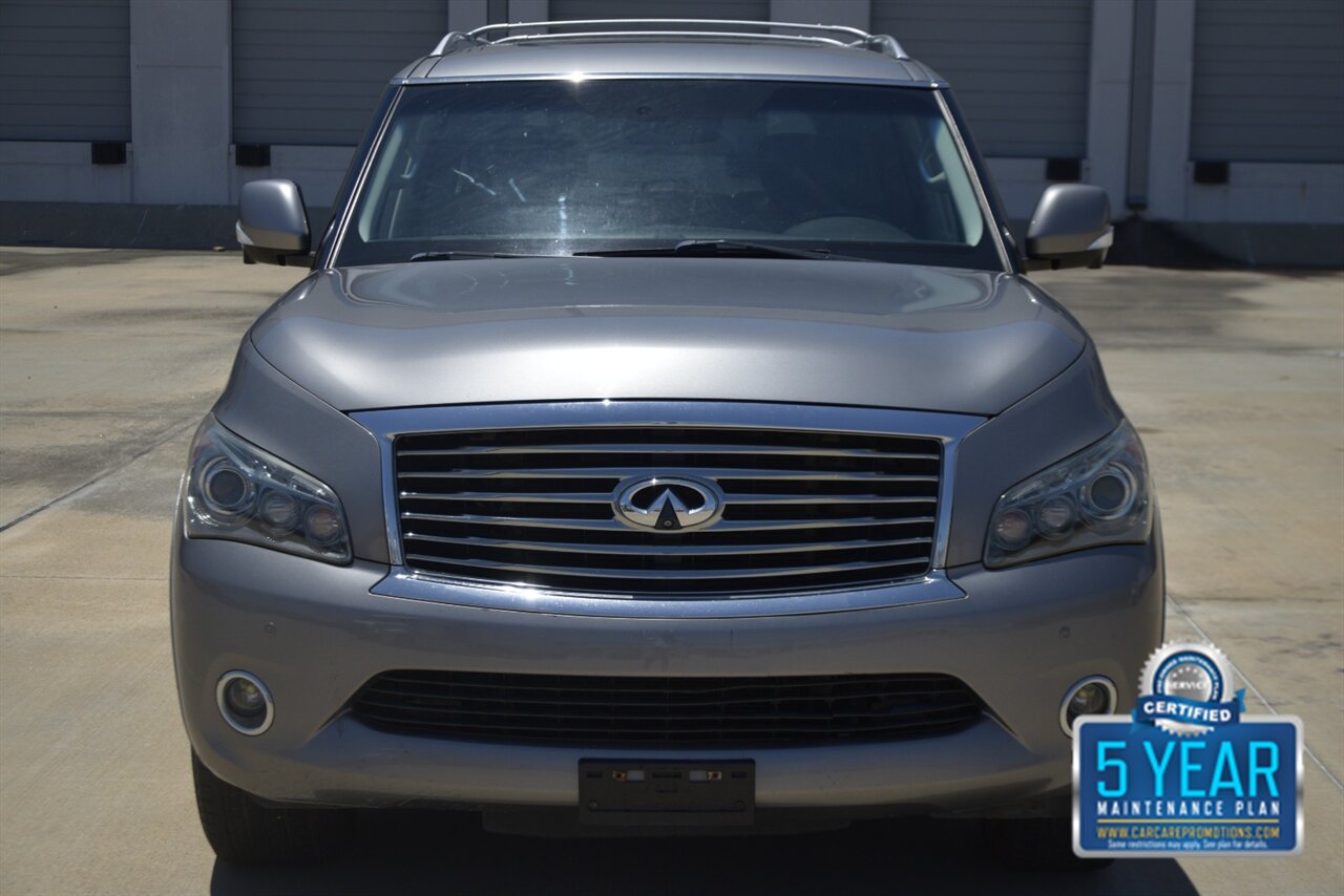 2012 INFINITI QX56 AWD NAV BK/CAM ROOF HTD STS REAR DVD CLEAN   - Photo 2 - Stafford, TX 77477