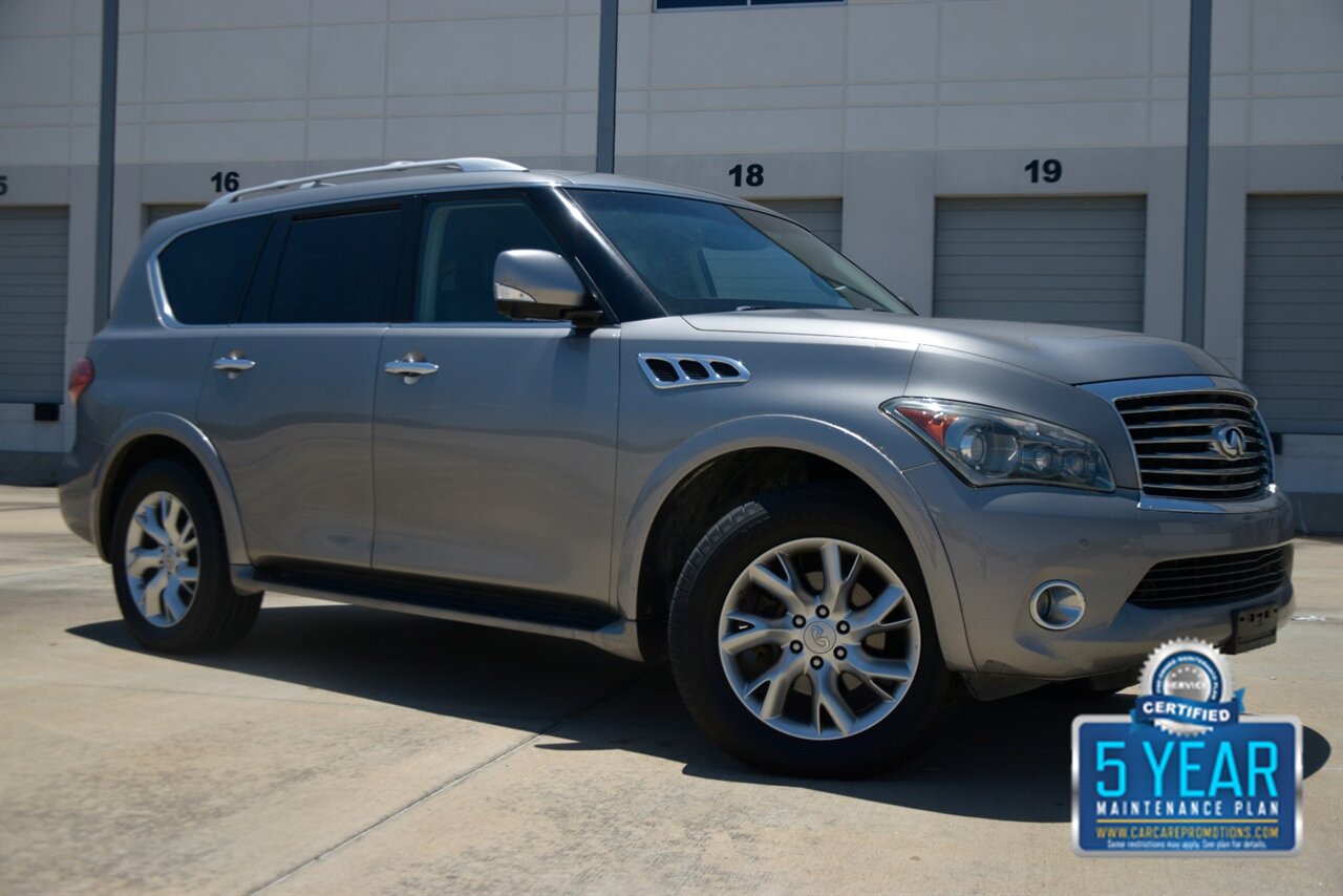 2012 INFINITI QX56 AWD NAV BK/CAM ROOF HTD STS REAR DVD CLEAN   - Photo 1 - Stafford, TX 77477