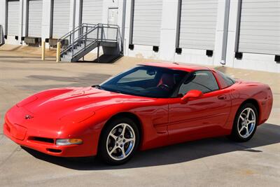 2002 Chevrolet Corvette COUPE 6SPD MANUAL 65K LOW MILES RED/RED BEST COLOR   - Photo 5 - Stafford, TX 77477