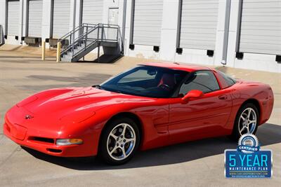 2002 Chevrolet Corvette COUPE 6SPD MANUAL 65K LOW MILES RED/RED BEST COLOR   - Photo 5 - Stafford, TX 77477