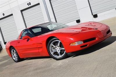2002 Chevrolet Corvette COUPE 6SPD MANUAL 65K LOW MILES RED/RED BEST COLOR   - Photo 24 - Stafford, TX 77477