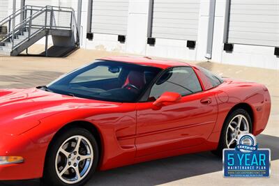 2002 Chevrolet Corvette COUPE 6SPD MANUAL 65K LOW MILES RED/RED BEST COLOR   - Photo 7 - Stafford, TX 77477