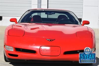 2002 Chevrolet Corvette COUPE 6SPD MANUAL 65K LOW MILES RED/RED BEST COLOR   - Photo 3 - Stafford, TX 77477