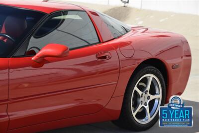 2002 Chevrolet Corvette COUPE 6SPD MANUAL 65K LOW MILES RED/RED BEST COLOR   - Photo 9 - Stafford, TX 77477