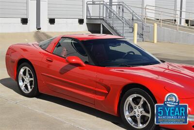 2002 Chevrolet Corvette COUPE 6SPD MANUAL 65K LOW MILES RED/RED BEST COLOR   - Photo 6 - Stafford, TX 77477