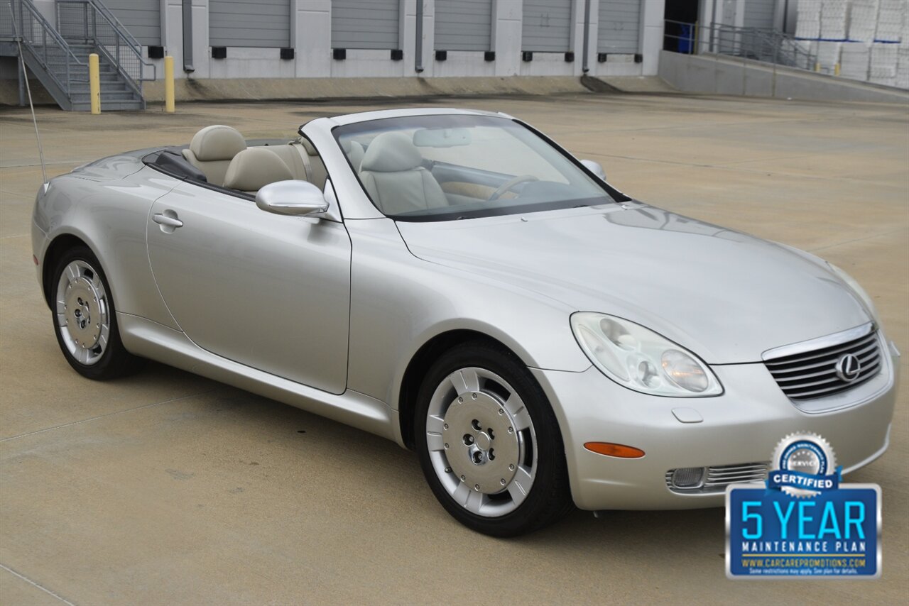 2002 Lexus SC 430 CONVERTIBLE NAV HTD STS LOW MILES CLEAN   - Photo 4 - Stafford, TX 77477