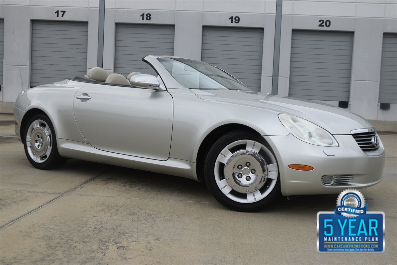 2002 Lexus SC 430 CONVERTIBLE NAV HTD STS LOW MILES CLEAN   - Photo 1 - Stafford, TX 77477