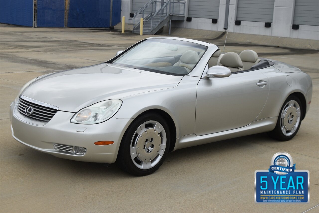 2002 Lexus SC 430 CONVERTIBLE NAV HTD STS LOW MILES CLEAN   - Photo 5 - Stafford, TX 77477