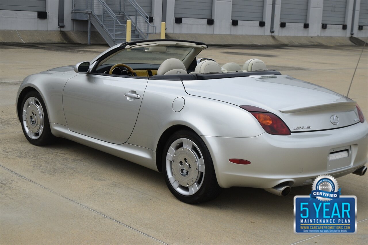 2002 Lexus SC 430 CONVERTIBLE NAV HTD STS LOW MILES CLEAN   - Photo 13 - Stafford, TX 77477