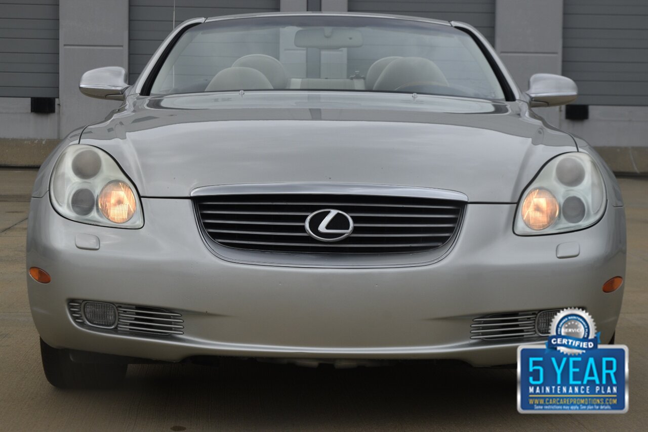 2002 Lexus SC 430 CONVERTIBLE NAV HTD STS LOW MILES CLEAN   - Photo 3 - Stafford, TX 77477