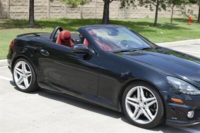 2011 Mercedes-Benz SLK 300 ROADSTER BLK/RED INT 78K LOW MILES NICE   - Photo 7 - Stafford, TX 77477