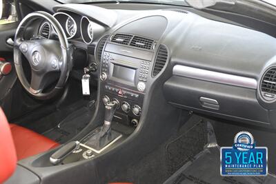 2011 Mercedes-Benz SLK 300 ROADSTER BLK/RED INT 78K LOW MILES NICE   - Photo 24 - Stafford, TX 77477