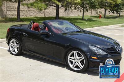2011 Mercedes-Benz SLK 300 ROADSTER BLK/RED INT 78K LOW MILES NICE   - Photo 5 - Stafford, TX 77477