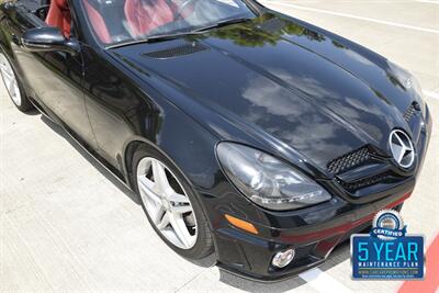 2011 Mercedes-Benz SLK 300 ROADSTER BLK/RED INT 78K LOW MILES NICE   - Photo 12 - Stafford, TX 77477