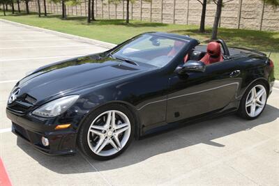 2011 Mercedes-Benz SLK 300 ROADSTER BLK/RED INT 78K LOW MILES NICE   - Photo 6 - Stafford, TX 77477