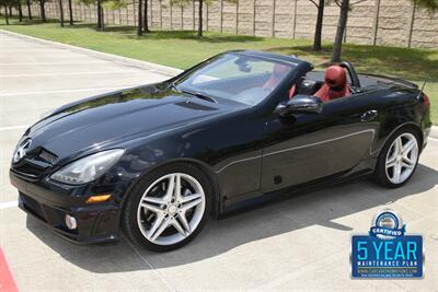 2011 Mercedes-Benz SLK 300 ROADSTER BLK/RED INT 78K LOW MILES NICE   - Photo 6 - Stafford, TX 77477