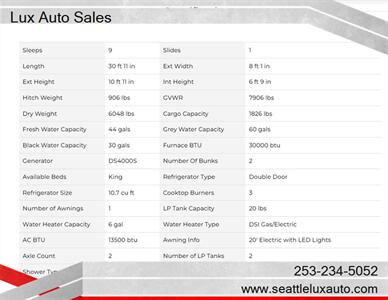 2021 RV KEYSTONE SHADOW CRUISE TRAVEL TRAILER 31' 259BHS   - Photo 23 - Woodinville, WA 98077