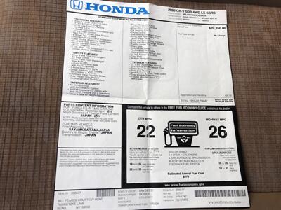 2003 Honda CR-V LX   - Photo 24 - Woodinville, WA 98077