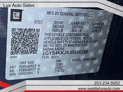 2018 Cadillac Escalade Platinum Platinum - Photo 36 - Woodinville, WA 98077