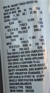 2021 International MV607 106  26 ft BOX TRUCK - Photo 13 - San Jacinto, CA 92583