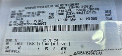 2019 Ford E350 Super Duty Cutaway Cutaway Van 2D 16 FT BOX TRUCK - Photo 8 - San Jacinto, CA 92583