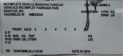 2020 International MV607 106 26 ft BOX TRUCK - Photo 13 - San Jacinto, CA 92583