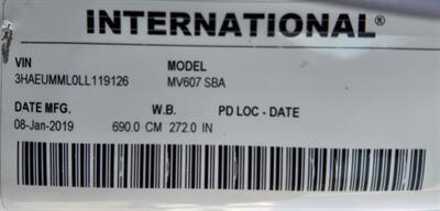 2020 International MV607 106 26 ft BOX TRUCK - Photo 12 - San Jacinto, CA 92583