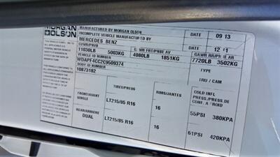 2012 Mercedes-Benz Sprinter 3500 Cab & Chassis 170 " WB Cab & Chassis 2D  14FT BOX TRUCK - Photo 14 - San Jacinto, CA 92583