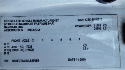 2020 International MV607 106  26 ft BOX TRUCK 260HP 3000 ALLISON - Photo 10 - San Jacinto, CA 92583