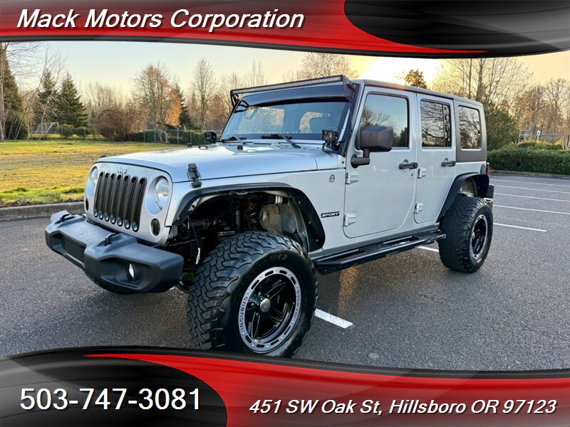 2010 Jeep Wrangler Sport 4 Door Automatic Hardtop MT's   - Photo 1 - Hillsboro, OR 97123